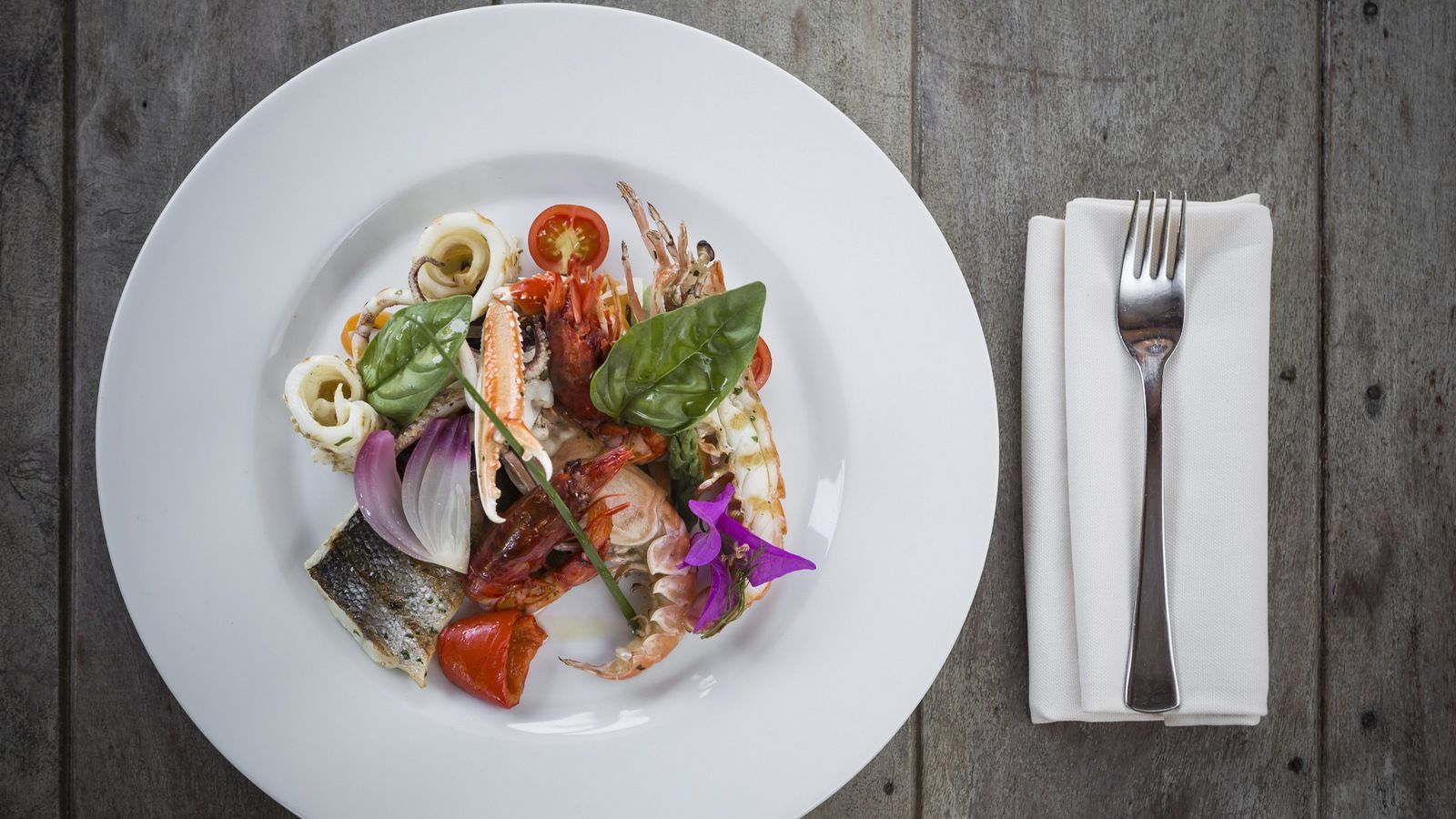 Seafood at Restaurant Pomodoro